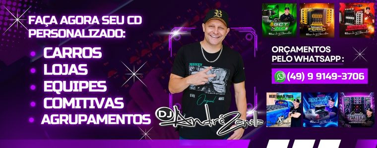 ORÇAMENTO DE CD'S DJ ANDRE ZANELLA