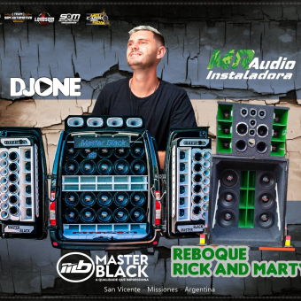 MASTER BLACK E REBOQUE RICK AND MARTY