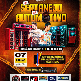 DO SERTANEJO AO AUTOMOTIVO 07 DEZENBRO PUB SUKATA